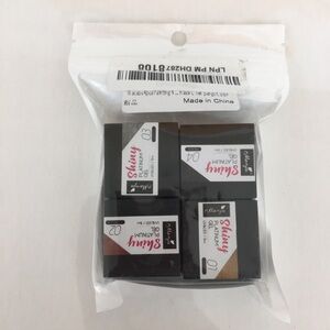 Morja Shiny Platinum Gel Nail Polish Set of 4 Black and Gold